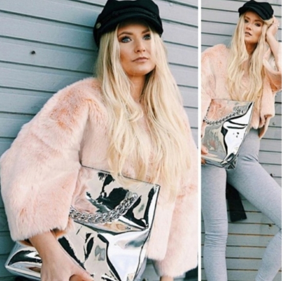 Zara Faux Fur Sweater Shirt - Picture 9 of 12